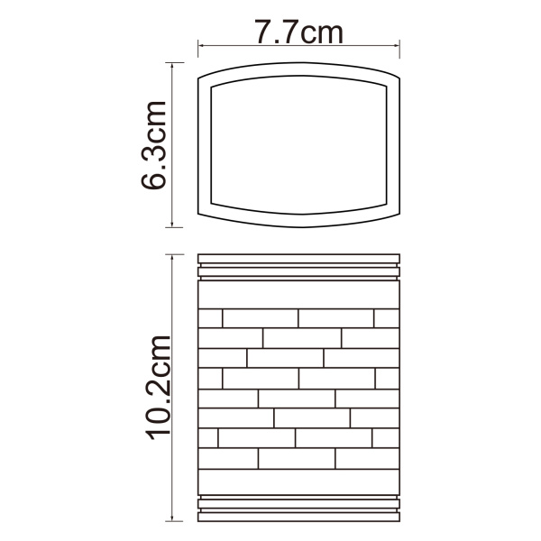Стакан для зубных щеток WasserKRAFT Main (K-4728) белый