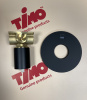 Встраиваемый смеситель для биде Timo Anni (2789/03SM) с гигиеническим душем, черный