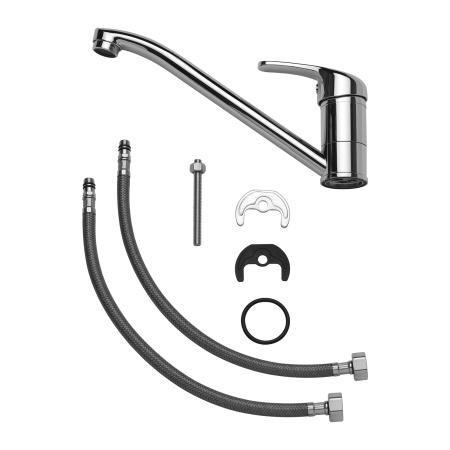 Смеситель для кухни AQUEDUC (345383) с поворотным изливом, хром