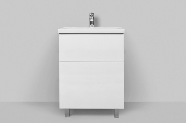 Тумба под раковину 60 см Am.Pm Gem (M90FSX06022WG32), белая