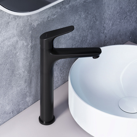 Смеситель для накладной раковины DAMIXA Jupiter (770250301) черный