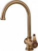 Смеситель для кухни ZORG A 407K-BR, античная бронза