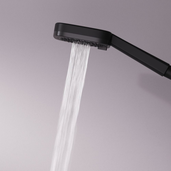 Ручной душ 108 мм Am.Pm Above (F029W022) 3 функции, квадратный, черный