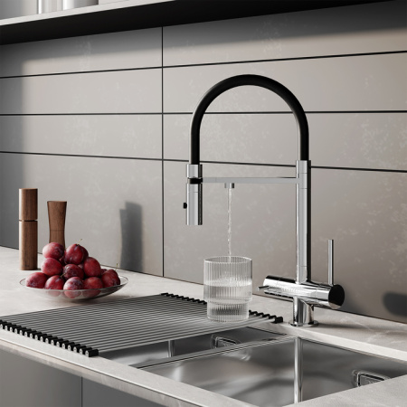 Смеситель для кухни с фильтром и гибким изливом IDDIS Ace (ACESBFFi05)