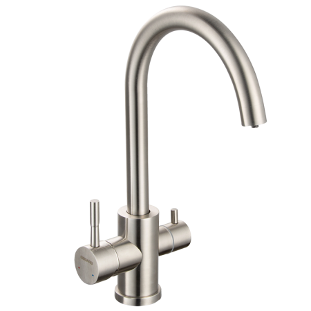 Смеситель для кухни Osgard Gron Plus (84973) с подключением к фильтру, сталь