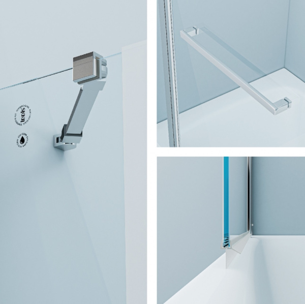 Шторка на ванну, 110 x 140 см, IDDIS Ray (RAY6CS1i90)