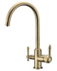 Смеситель для кухонной мойки ZORG Sanitary (ZR 317 YF-33 BR), бронза