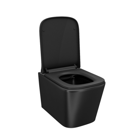 Унитаз подвесной безободковый IDDIS Bild (BILR2BMi25), черный