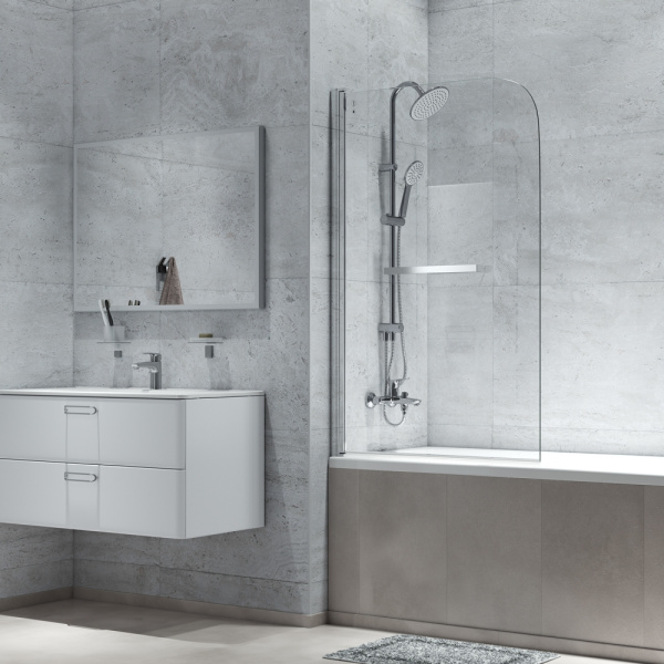 Шторка на ванну, 90 x 140 см, IDDIS Ray (RAY6CS9i90)