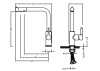 Смеситель для кухни Timo Hette (1026/00F) с подключением к фильтру