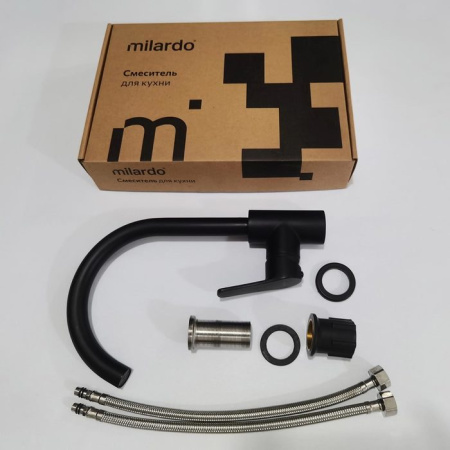 Смеситель для кухни Milardo Meal (M01BLJ0M05), черный