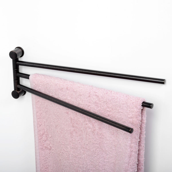 Держатель полотенец тройной WasserKRAFT Isar (K-1633) темная бронза