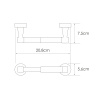 Держатель туалетной бумаги WasserKRAFT  Isen (K-4022)