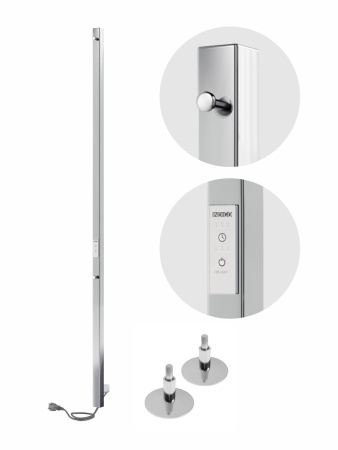 Полотенцесушитель электрический 1200х300 INDIGO Style Pro (LSPRE120-3Rt) универсальное подключение