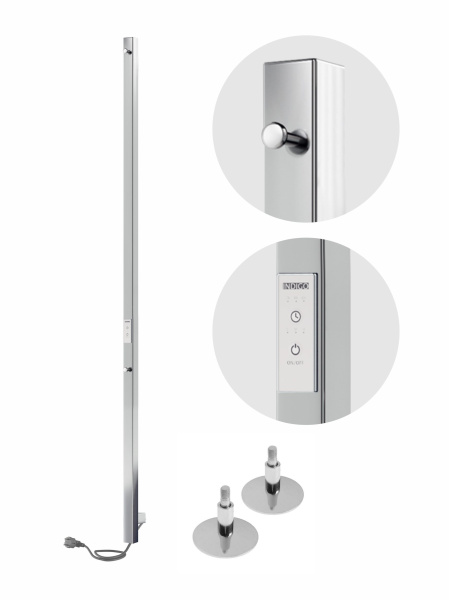 Полотенцесушитель электрический 1200х300 INDIGO Style Pro (LSPRE120-3Rt) универсальное подключение