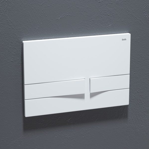 Клавиша смыва универсальная 006 IDDIS Unifix (UNI06MWi77), белая