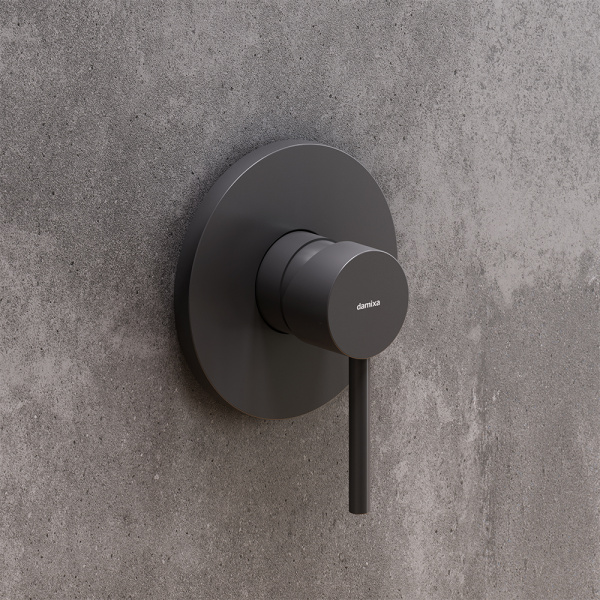 Встраиваемый смеситель для душа DAMIXA Scandinavian Pure (367500300) черный
