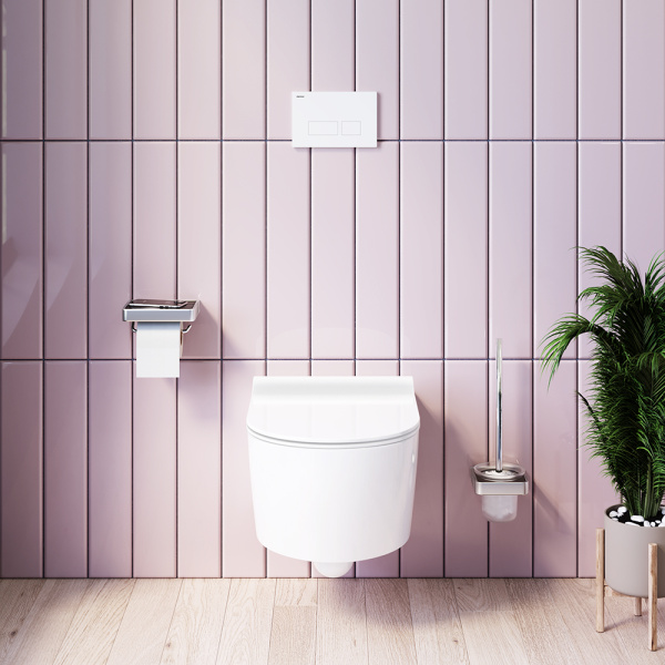 Унитаз подвесной безободковый DAMIXA Jupiter (DX77C1700SC) с сиденьем микролифт