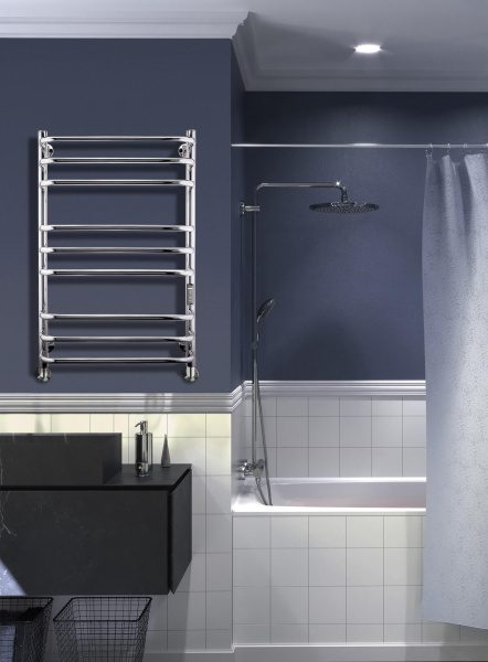 Полотенцесушитель электрический 700х400 INDIGO Brace Lux (LCBLE70-40Rt) универсальное подключение