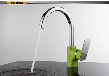 Смеситель для кухни DK Berlin.Humboldt (DA1432412) зеленый-хром