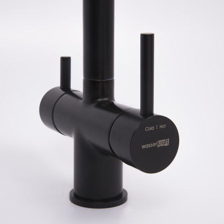 Смеситель для кухни под фильтр WasserKRAFT Kitchen (A8367), черный