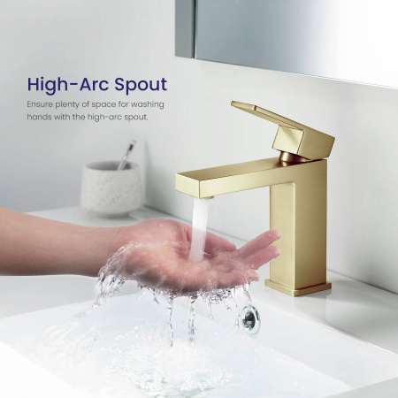 Смеситель для раковины Timo Selene (2061/17F) золото