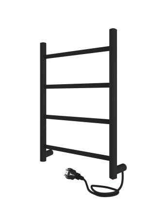 Полотенцесушитель электрический 500х400 INDIGO Line (LСLE50-40BRR) универсальное подключение, черный