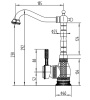 Смеситель для кухонной мойки ZORG Antic (A 313K-BR) античная бронза