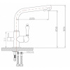 Смеситель для кухни ZORG Clean Water (ZR 313 YF-33 SATIN) под фильтр