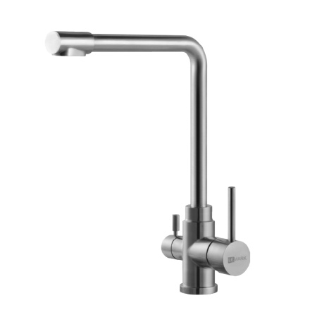 Смеситель для кухни LEMARK серия Expert с подключением к фильтру, сталь LM5060S
