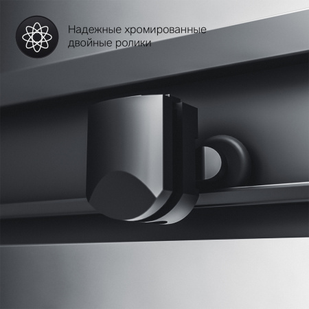 Душевой уголок 90х90  Am.Pm Gem (W90G-403-090BT) без поддона, черный