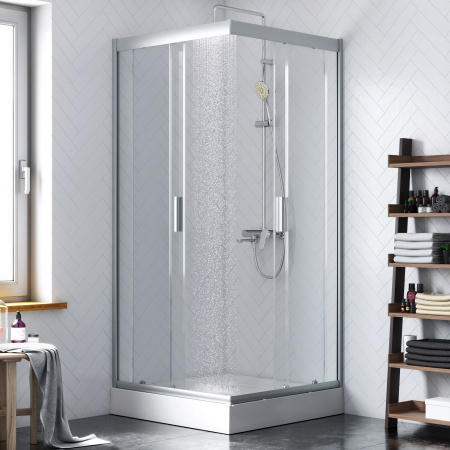 Душевое ограждение 90х90 см Damixa Skyline Square(DX35WG-403-090MT) без поддона