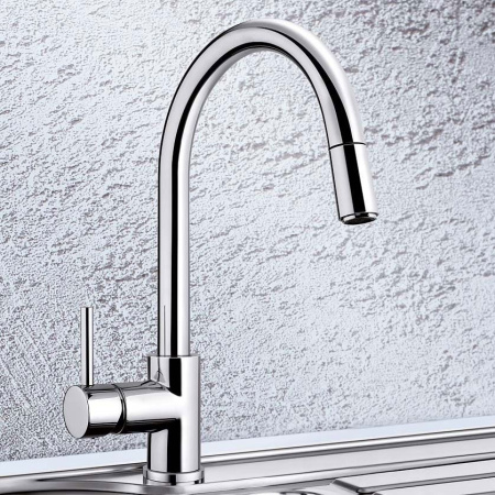 Смеситель для кухни REGINOX ISEO Chrome (400042R00CH) с вытяжной лейкой