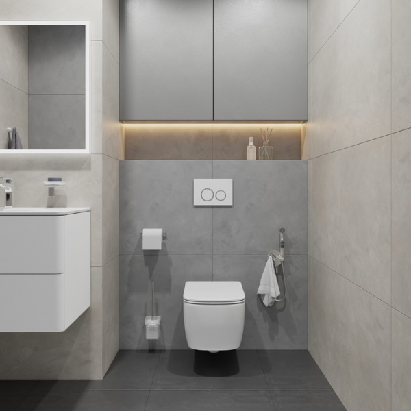 Клавиша смыва универсальная 003 IDDIS Unifix (UNI03WCi77), белая