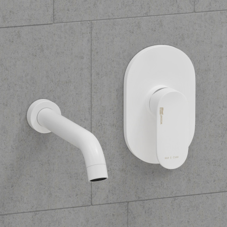 Встраиваемый смеситель для раковины WasserKRAFT (A85593) белый