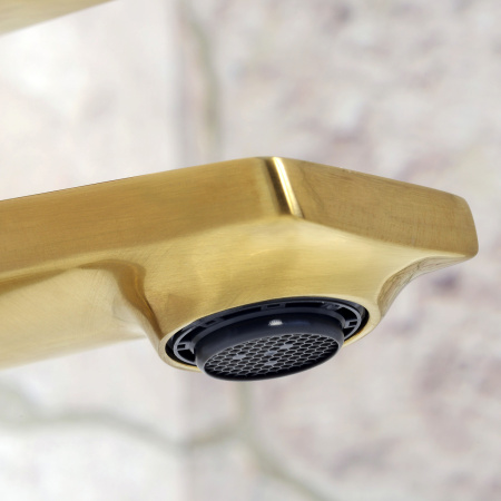 Смеситель для умывальника WasserKRAFT Aisch (5503), золото