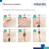 Смеситель для умывальника Milardo Demi (DEMSB00M01) Смеситель для умывальника Milardo Demi (DEMSB00M01)