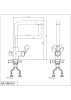 Смеситель для кухни с подключением к фильтру DK RRhein.Marx (DA1391601)