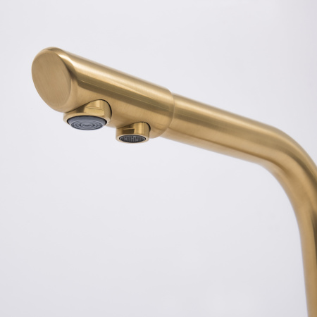 Смеситель для кухни под фильтр WasserKRAFT Kitchen (A8387), золото