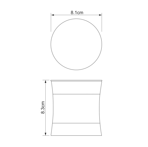 Косметическая емкость WasserKRAFT Wern (K-7579) черная/сталь