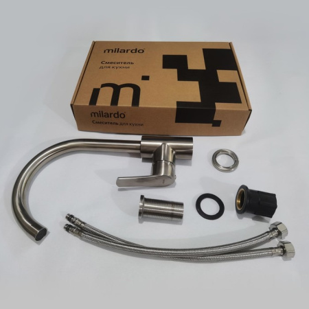 Смеситель для кухни Milardo Meal (M01BNJ0M05), сатин