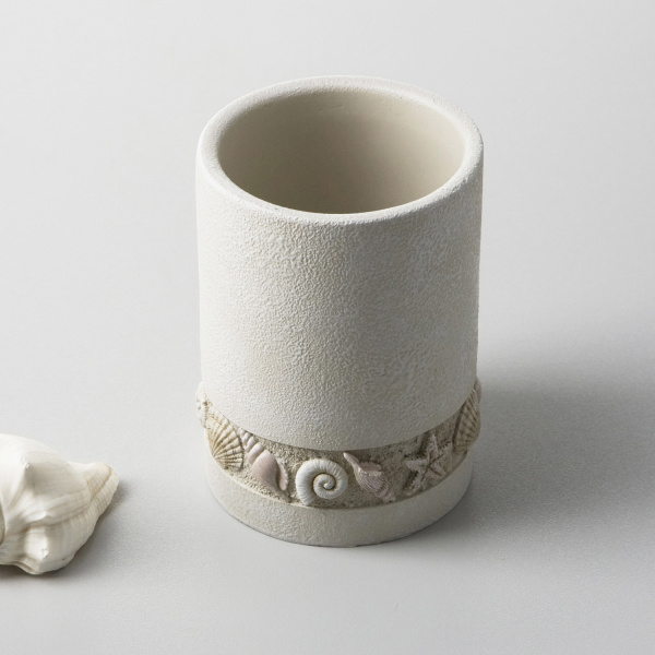 Стакан для зубных щеток WasserKRAFT Inn (K-4328) бежевый Стакан для зубных щеток WasserKRAFT Inn (K-4328) бежевый