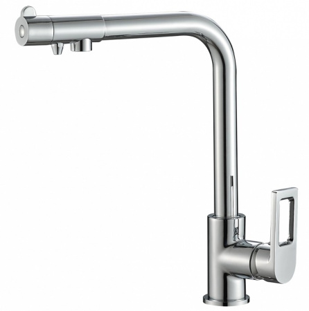 Смеситель для кухни ZORG Steel Hammer (SH 572 CR) с подключением к фильтру