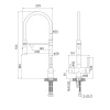 Смеситель для кухни с фильтром и гибким изливом IDDIS Ace (ACEMGFFi05), золото