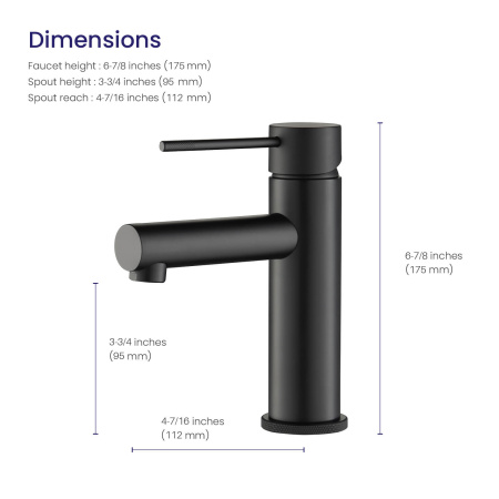 Смеситель для раковины Timo Saona (2361/03F) черный