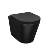 Унитаз подвесной IDDIS Calipso (CALR3BMi25) безободковый, черный матовый