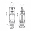 Арматура смывная IDDIS (F012400-0004)