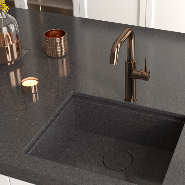 Смеситель для кухни под фильтр WasserKRAFT Kitchen (A8597) розовое золото