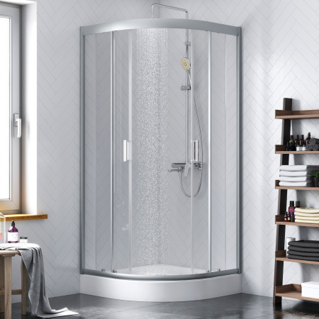 Душевое ограждение 90х90 см Damixa Skyline Round (DX35WG-301-090MT) без поддона