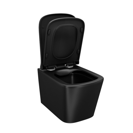 Унитаз подвесной безободковый IDDIS Bild (BILR2BMi25), черный